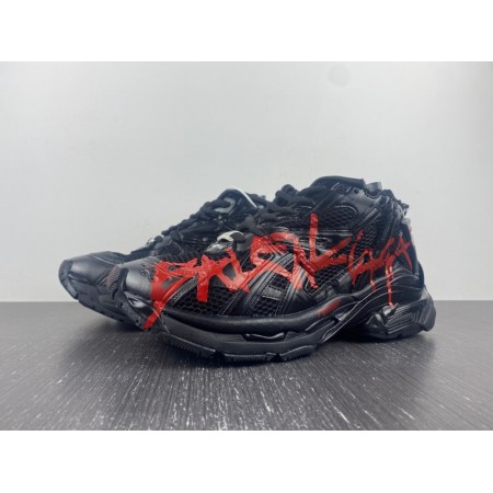 Balenciag* Runner Sneaker 'Graffiti - Black Red'