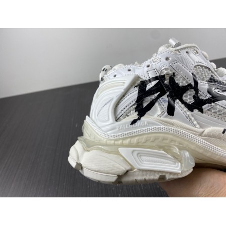 Balenciag* Runner Sneaker 'Graffiti - White Black'