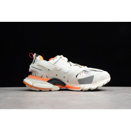 Balenciag* Track Sneaker 'White Orange'