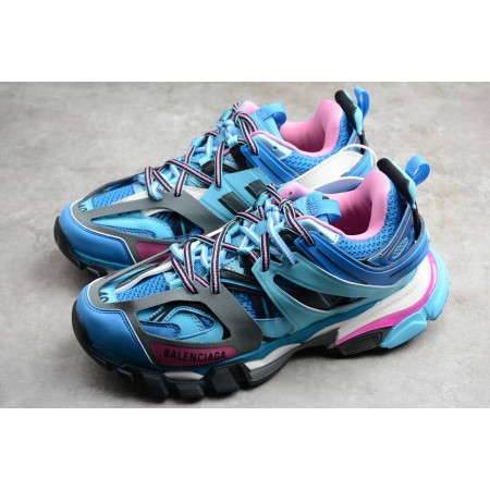 Balenciag* Track Trainer 'Light Blue Pink'