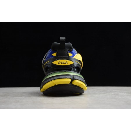 Balenciag* Track Trainer 'Black Yellow Blue'