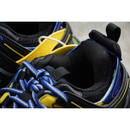 Balenciag* Track Trainer 'Black Yellow Blue'