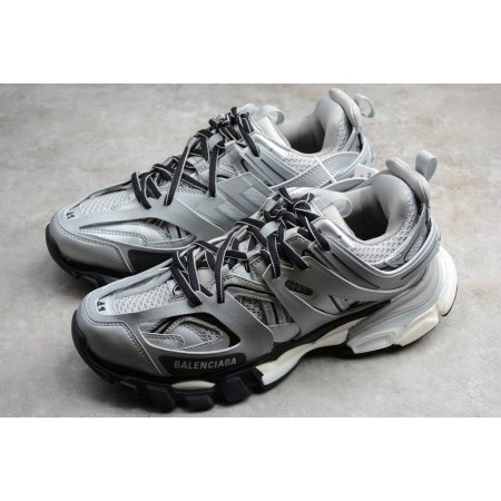 Balenciag* Track Trainer 'Metallic Silver'