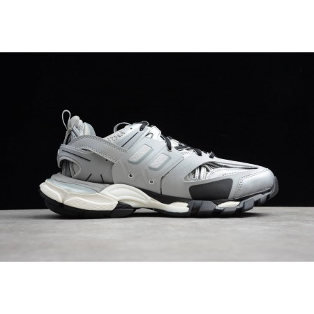 Balenciag* Track Trainer 'Metallic Silver'