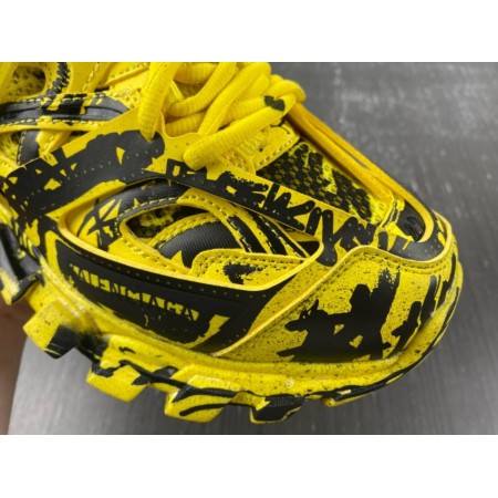 Balenciag* Track Sneaker 'Graffiti - Yellow Black'