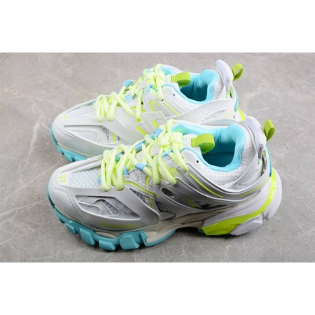 Balenciag* Wmns Track Sneaker 'White Neon Yellow'