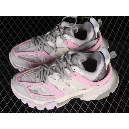 Balenciag* Wmns Track Sneaker 'Grey Pink White'