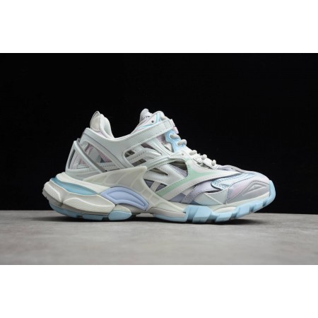 Balenciag* Wmns Track.2 Sneaker 'White Light Blue'