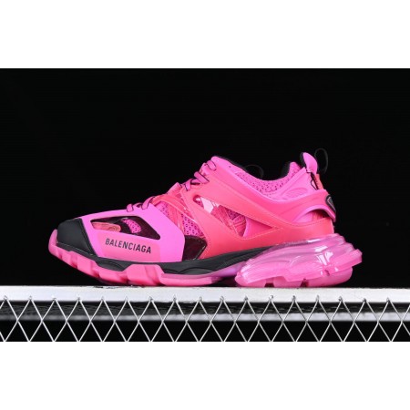 Balenciag* Wmns Track Sneaker 'Clear Sole - Dark Pink'