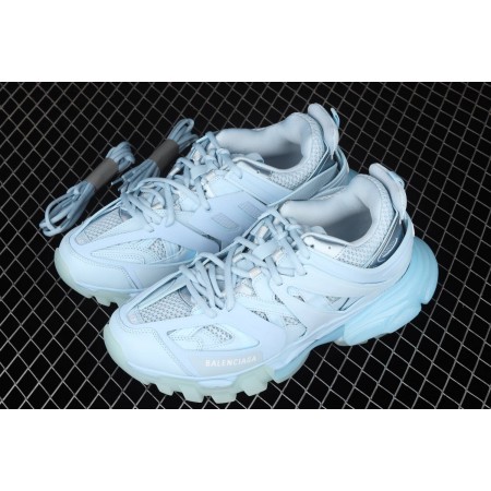 Balenciag* Track Sneaker 'Clear Sole - Light Blue'