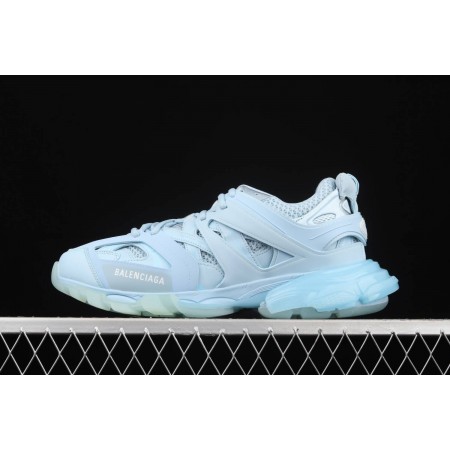 Balenciag* Track Sneaker 'Clear Sole - Light Blue'