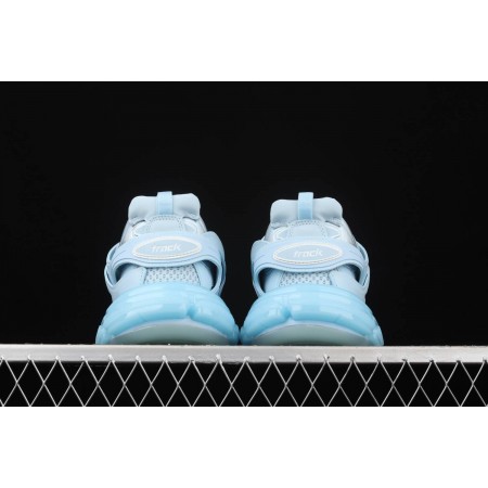 Balenciag* Track Sneaker 'Clear Sole - Light Blue'