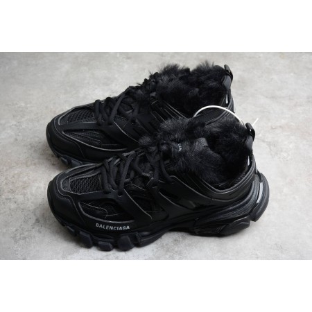 Balenciag* Wmns Track Trainer 'Fake Fur - Black'