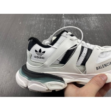 Adidas x Balenciag* Track.2 Sneaker 'White Black'