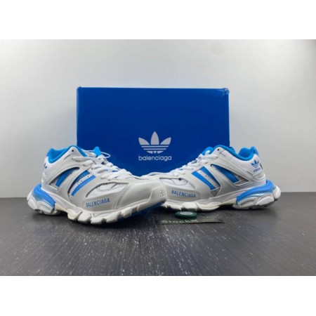 Adidas x Balenciag* Track Sneaker 'White Blue'