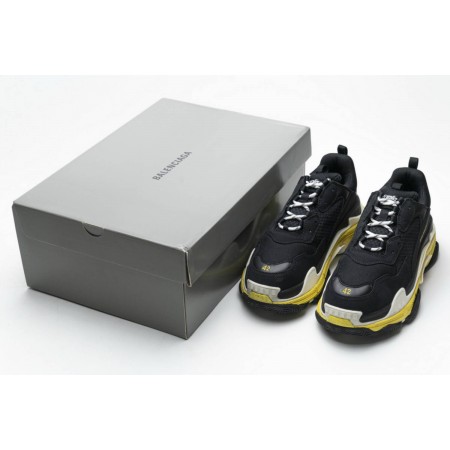 Balenciag* Wmns Triple S 'Black Yellow'