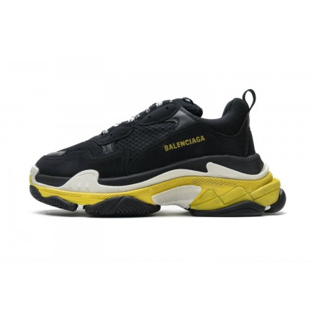 Balenciag* Wmns Triple S 'Black Yellow'