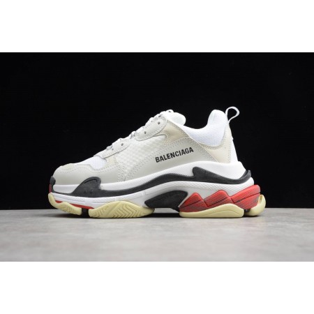 Balenciag* Triple S Sneaker 'White Black Red'