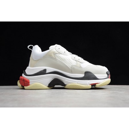 Balenciag* Triple S Sneaker 'White Black Red'