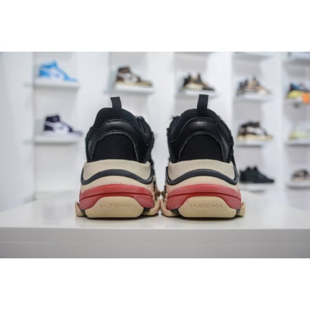 Balenciag* Triple S Sneaker 'DIY - Black Red'