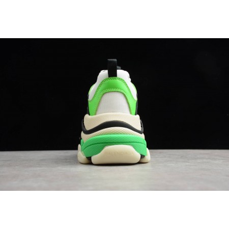 Balenciag* Triple S Sneaker 'White Green Fluo'