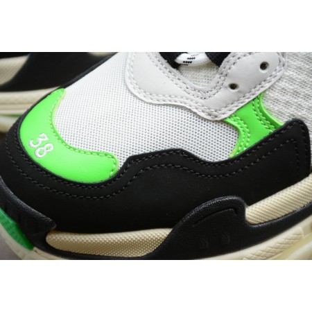 Balenciag* Triple S Sneaker 'White Green Fluo'