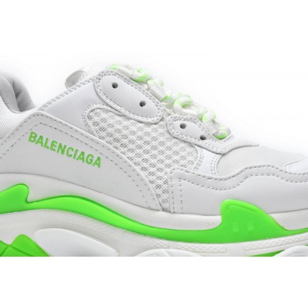 Balenciag* Triple S Sneaker 'White Fluo Green'