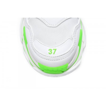 Balenciag* Triple S Sneaker 'White Fluo Green'