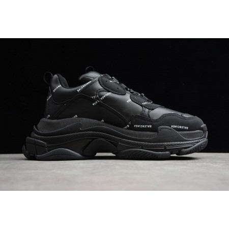 Balenciag* Triple S Sneaker 'Allover Logo - Black'