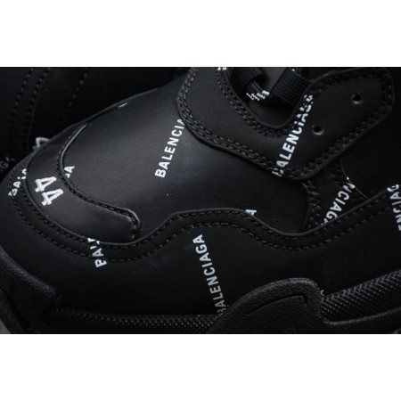 Balenciag* Triple S Sneaker 'Allover Logo - Black'