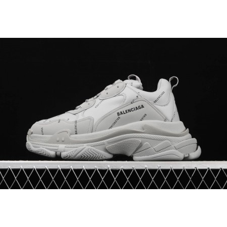 Balenciag* Triple S Sneaker 'Allover Logo - Grey'