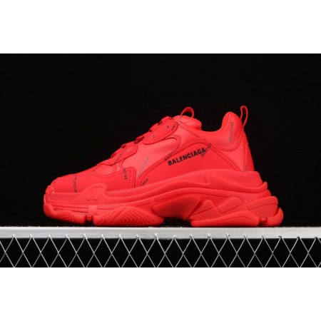 Balenciag* Triple S Sneaker 'Allover Logo - Red'