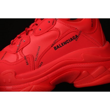 Balenciag* Triple S Sneaker 'Allover Logo - Red'