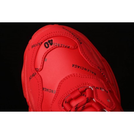 Balenciag* Triple S Sneaker 'Allover Logo - Red'