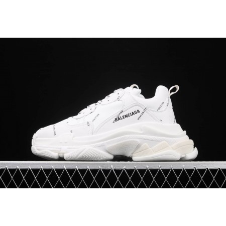 Balenciag* Triple S Sneaker 'Allover Logo - White'