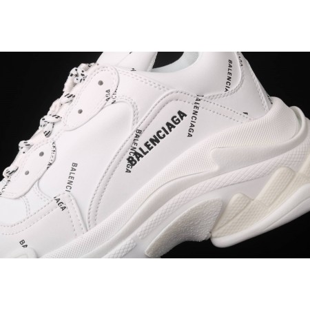 Balenciag* Triple S Sneaker 'Allover Logo - White'