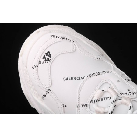 Balenciag* Triple S Sneaker 'Allover Logo - White'