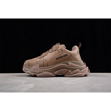 Balenciag* Triple S Sneaker 'Allover Logo - Dark Beige'