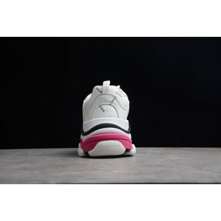 Balenciag* Triple S Sneaker 'Allover Logo - White Pink'