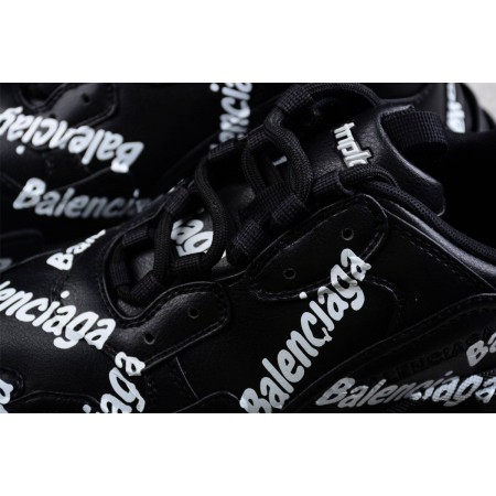 Balenciag* Triple S Sneaker 'Logotype - Black'