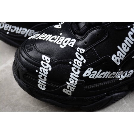 Balenciag* Triple S Sneaker 'Logotype - Black'