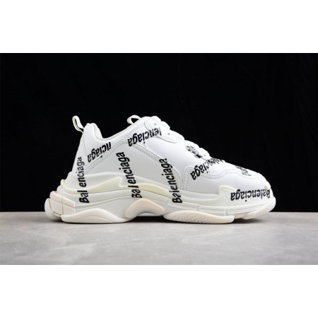 Balenciag* Triple S Sneaker 'Logotype - White'