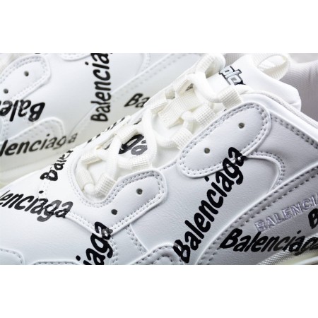 Balenciag* Triple S Sneaker 'Logotype - White'