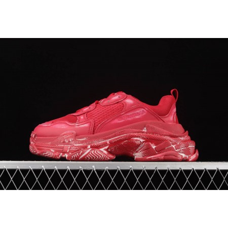 Balenciag* Triple S Sneaker 'Dark Red'