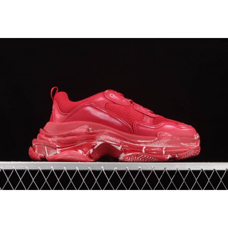 Balenciag* Triple S Sneaker 'Dark Red'