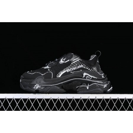 Balenciag* Triple S Sneaker 'Sketch - Black'