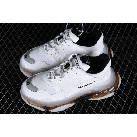 Balenciag* Triple S Sneaker 'Clear Sole - White Black'