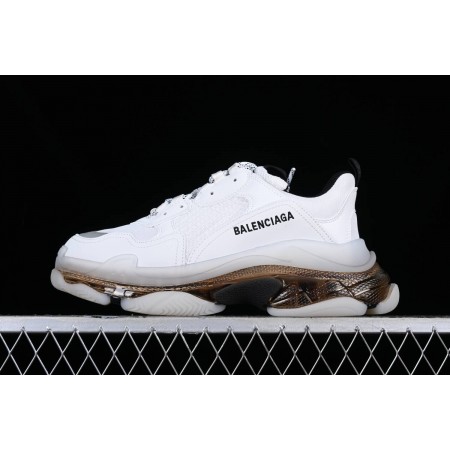 Balenciag* Triple S Sneaker 'Clear Sole - White Black'