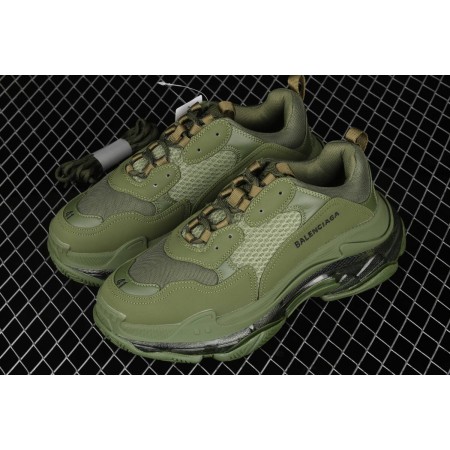 Balenciag* Triple S Sneaker 'Clear Sole - Green'