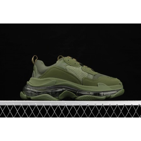 Balenciag* Triple S Sneaker 'Clear Sole - Green'